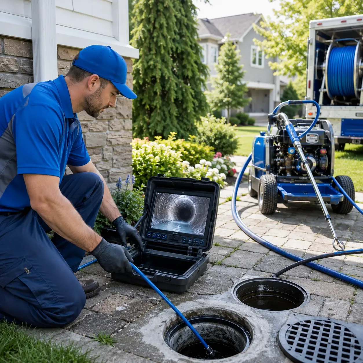 Outdoor drain cleaning professionals serving Ensign, KS
